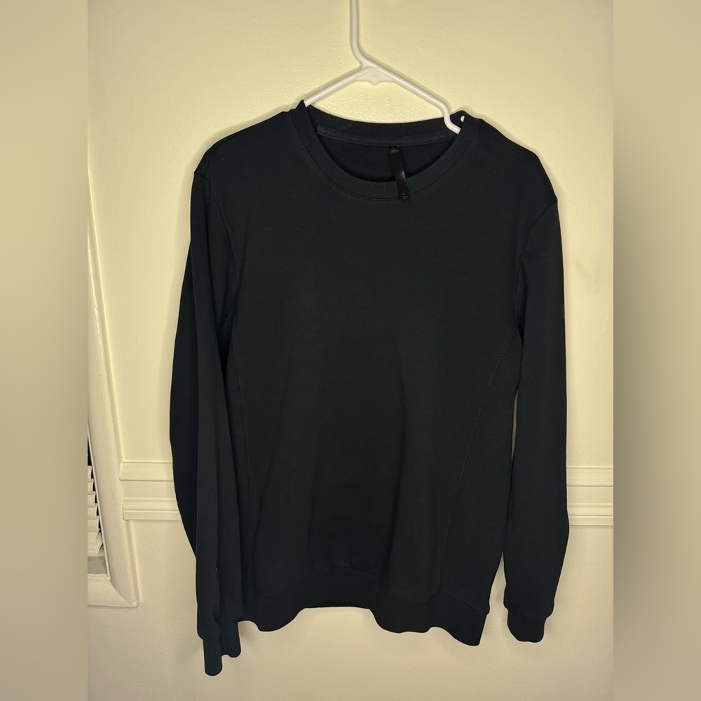 Fabletics Men’s Black Athletic Crewneck Sweatshirt Size M